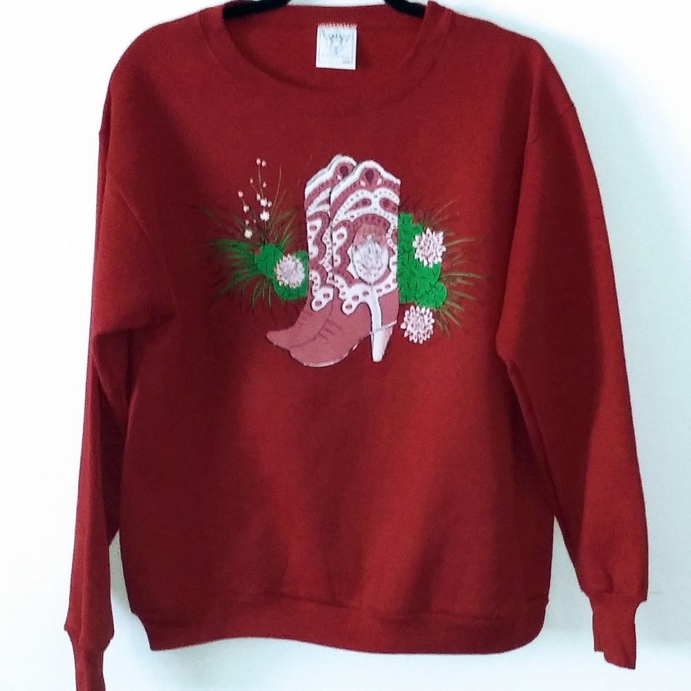 Delta Fifty-fifty Sweatshirt.    Sz  L